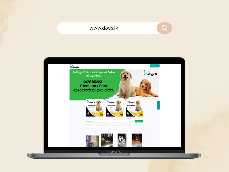 Dogs.lk - Ad Classified Website